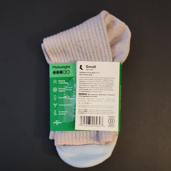 Bombas X Wicked Womans Athletic Socks. NWT - Picture 2 of 5